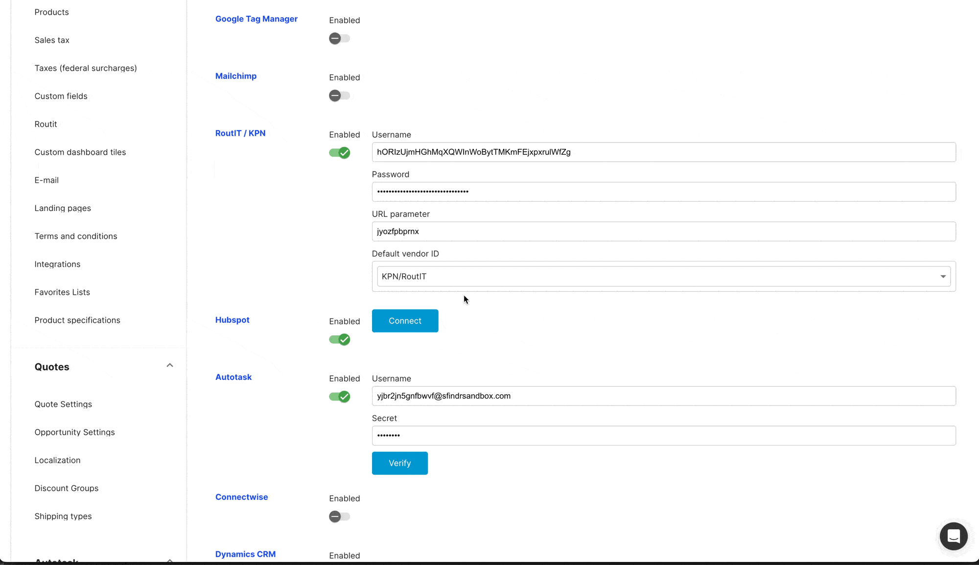 Connecting HubSpot via OAuth flow